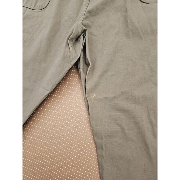 Mens 44x30 Wrangler RIGGS Canvas Double Front Knee Cargo Ripstop 103W060BR Pants - Picture 3 of 11